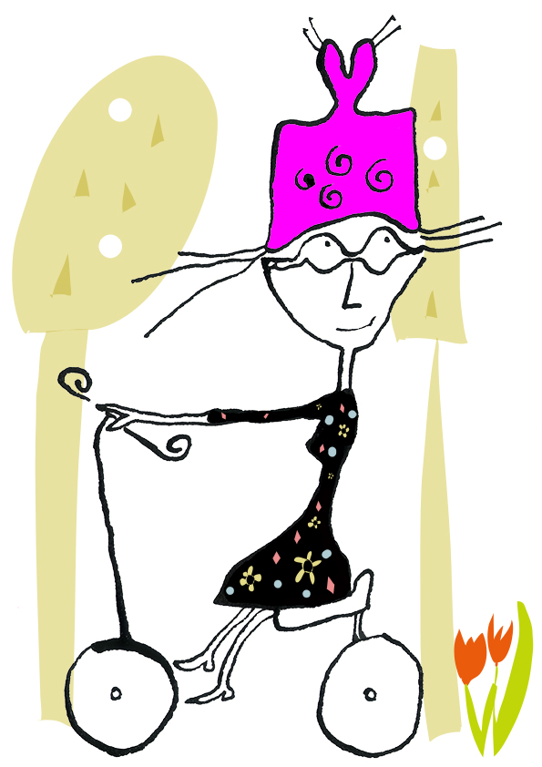 Illustratören hämtar inspiration i naturen